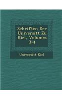 Schriften Der Universit�t Zu Kiel, Volumes 3-4