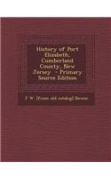 History of Port Elizabeth, Cumberland County, New Jersey