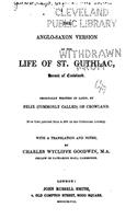 THE ANGLO-SAXON VERSION OF THE LIFE OF S