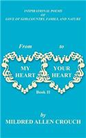 From My Heart to Your Heart Book II: (English)