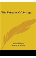 Paradox Of Acting