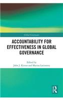 Accountability for Effectiveness in Global Governance
