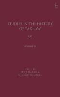 Studies in the History of Tax Law, Volume 10