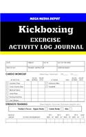 Kickboxing Exercise Activity Log Journal