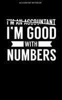 Accountant Notebook: 100 Pages - College Ruled Interior - Accounting Logbook