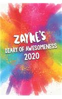 Zayne's Diary of Awesomeness 2020