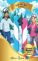 Coloring Books - Color by Numbers Adults: (Series 8) Coloring with numbers worksheets. Color by numbers for adults with colored pencils. Advanced color by numbers(8 Color by Numbers)