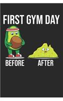 First Gym Day Before After