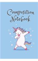 Composition Notebook: Unicorn Composition, Journal, and Sketchbook Size (6"x9") With 100 Lined Pages, Perfect for Composition, Journal, Doodling, and Notes