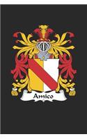 Amico: Amico Coat of Arms and Family Crest Notebook Journal (6 x 9 - 100 pages)