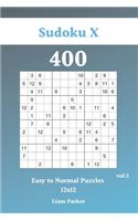 Sudoku X 12x12 - 400 Easy to Normal Puzzles vol.5