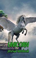 Unicorn Journal Notebook: Daily Journaling - Lined Paper Wide Ruled Notes Spark Your Imagination and Positive Thinking - Flying Print