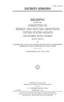 Electricity generation