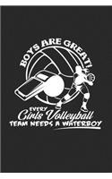 Girls waterboy volleyball