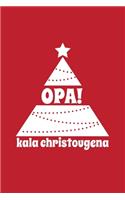 OPA! Kala Christougena Notebook (Red Cover)