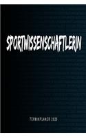 Sportwissenschaftlerin - Terminplaner 2020