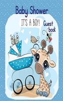 It's a Boy Shower Baby Guest Book