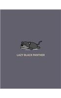 Lazy black panther