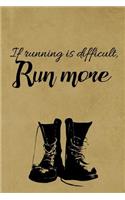 If Running Is Difficult Run More
