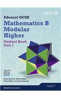 GCSE Mathematics Edexcel 2010: Spec B Higher Unit 1 Student Book