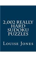 2,002 Really Hard Sudoku Puzzles