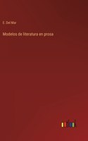 Modelos de literatura en prosa