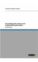 Eine pädagogische Analyse eines Diabetesschulungskonzeptes