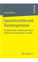 Sprachverstehen Und Textinterpretation