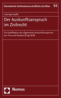 Der Auskunftsanspruch Im Zivilrecht