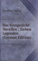 Das Sinngedicht: Novellen ; Sieben Legenden (German Edition)
