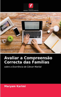 Avaliar a Compreensão Correcta das Famílias