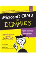 Miscrosoft Crm 3 For Dummies