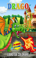 Drago Libro da Colorare per Bambini di 4-8 Anni