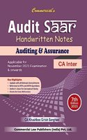 Audit Saar (Auditing & Assurance) CA Inter [Paperback] CA Khushboo Girish Sanghavi