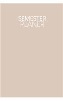 Semesterplaner: Semesterplaner für Studenten und Schüler mit Stundenplan für 4 Semester - Motiv: Nude