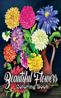 Beautiful Flowers Coloring Book