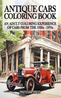 Antique Cars Coloring Book