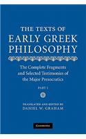 Texts of Early Greek Philosophy, 2-Volume Set