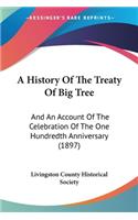 History Of The Treaty Of Big Tree