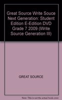 Great Source Write Souce Next Generation