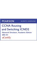 CCNA R&S ICND2 200-101 Network Simulator Academic Edition Pearson uCertify Labs Student Access Card