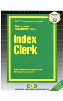 Index Clerk: Passbooks Study Guide