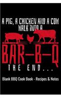 Blank BBQ Cookbook - Recipes & Notes