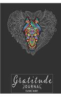 Gratitude Journal Floral Heart