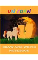 Unicorn: Drawing and Writing Notebook for Kids(13 Animal Drawing and Writing Notebooks)
