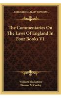 The Commentaries On The Laws Of England In Four Books V1