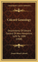 Colcord Genealogy