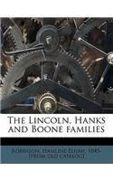 The Lincoln, Hanks and Boone Families