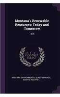 Montana's Renewable Resources