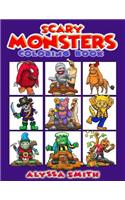 Scary Monsters Coloring Book